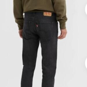 Men's Levi Jeans gray faded black 514 taper leg jeans Y2K 36x32